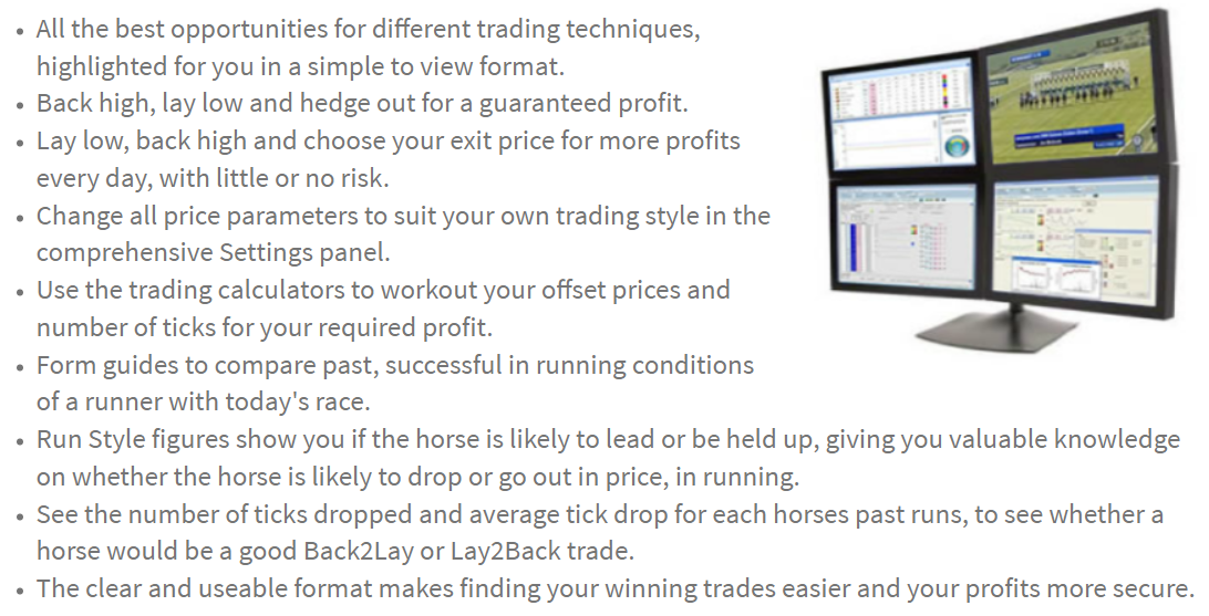 In Running Trading Tool Inform Racing